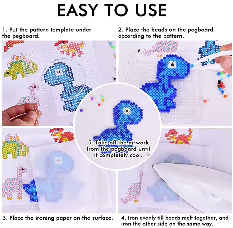 Dinosaur Fuse Beads Gift Kit price