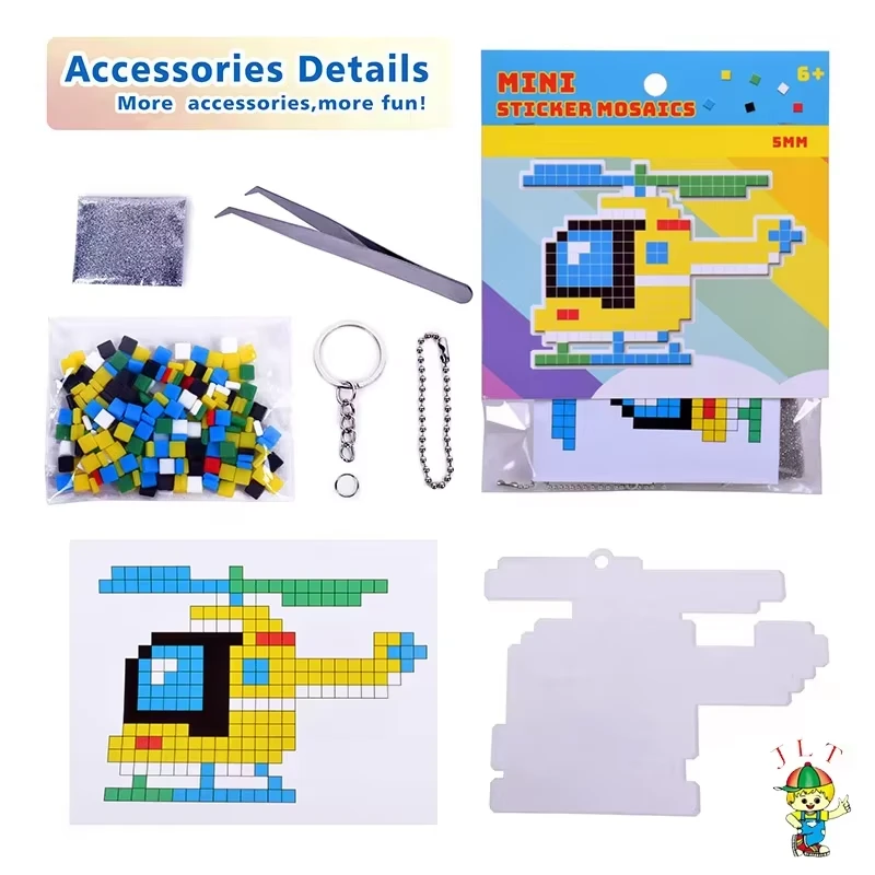 Mini Sticker Mosaic Keychain Kit price